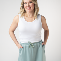 IN STOCK Serena Luxe Skort - Ocean Blue