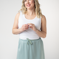 IN STOCK Serena Luxe Skort - Ocean Blue