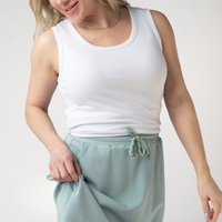 IN STOCK Serena Luxe Skort - Ocean Blue