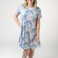 IN STOCK Alicia Dress - Tropical Leaf