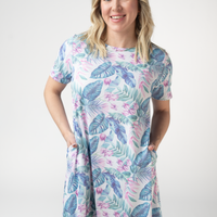 IN STOCK Alicia Dress - Tropical Leaf