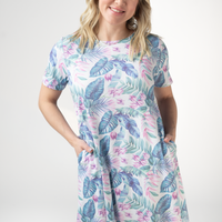 IN STOCK Alicia Dress - Tropical Leaf