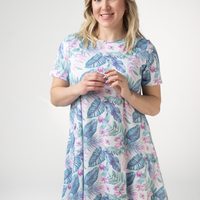 IN STOCK Alicia Dress - Tropical Leaf
