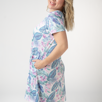 IN STOCK Alicia Dress - Tropical Leaf