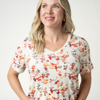 IN STOCK Sophie Top - Autumn Watercolor