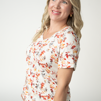 IN STOCK Sophie Top - Autumn Watercolor