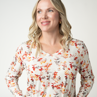 IN STOCK Larissa Long Sleeve - Autumn Watercolor
