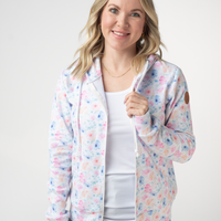 IN STOCK Fullzip Hoodie - Petal Gardens