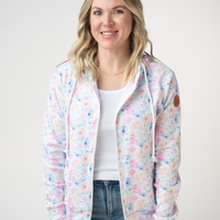 IN STOCK Fullzip Hoodie - Petal Gardens