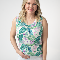 IN STOCK Noelle Tank - Tropical Leaf