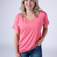 IN STOCK Chloe Cozy Top - Sun Kissed Coral