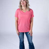 IN STOCK Sophie Top - Sun Kissed Coral