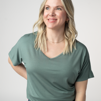 IN STOCK Chloe Cozy Top - Dusty Jade