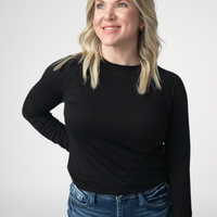 IN STOCK Blair Long Sleeve Top - Black
