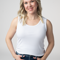 IN STOCK Ava Tank- White