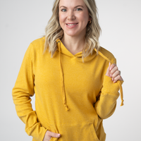 IN STOCK Hailey Hoodie - Mustard
