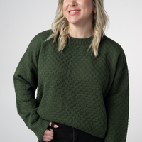IN STOCK Gianna Pullover Sweater - Olive