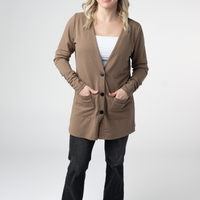 IN STOCK Cori Cardigan - Mocha