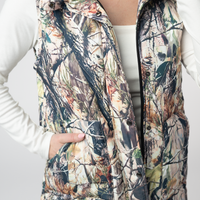 IN STOCK Remy Zip Up Vest - Dark Camo