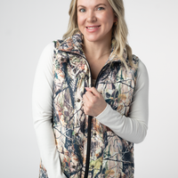 IN STOCK Remy Zip Up Vest - Dark Camo
