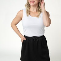 IN STOCK Serena Luxe Skort - Black