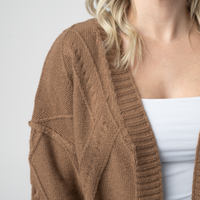 IN STOCK Willow Cardigan - Mocha