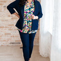 Little Lovely Blouse in Neon Floral