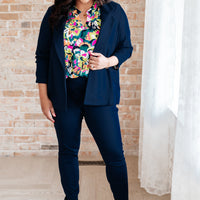 Magic 3/4 Blazer in Navy