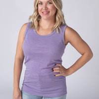 IN STOCK Ava Tank - Heathered Lavender