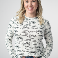 IN STOCK Blair Long Sleeve Top - Classic Pumpkins