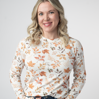 IN STOCK Blair Long Sleeve Top - Harvest Leaves