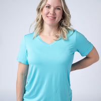IN STOCK Sophie Top - Aqua Blue