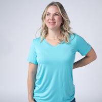 IN STOCK Sophie Top - Aqua Blue