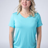IN STOCK Sophie Top - Aqua Blue
