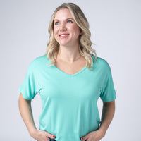 IN STOCK Chloe Cozy Top - Turquoise