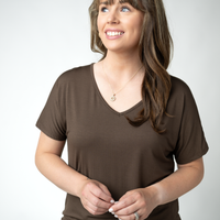 IN STOCK Chloe Cozy Top - Brown