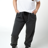IN STOCK Vintage Wash Joggers - Black