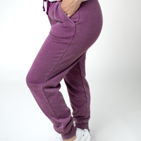 IN STOCK Vintage Wash Joggers - Purple