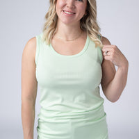 IN STOCK Ava Tank - Lime FINAL SALE