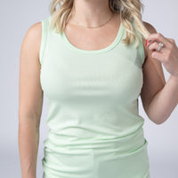 IN STOCK Ava Tank - Lime FINAL SALE