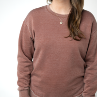 IN STOCK Vintage Wash Pullover - Brown