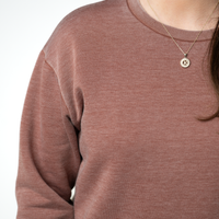 IN STOCK Vintage Wash Pullover - Brown