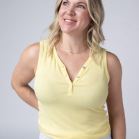 IN STOCK Addison Tank - Yellow FINAL SALE