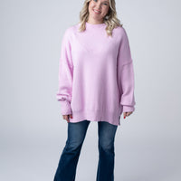 IN STOCK Aurora Cozy Sweater - Lilac