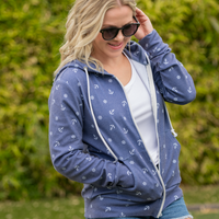 IN STOCK Fullzip Hoodie - Nautical Navy