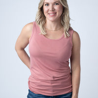 IN STOCK Ava Tank - Rose