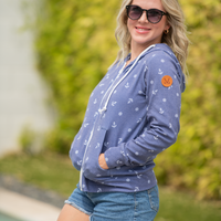 IN STOCK Fullzip Hoodie - Nautical Navy