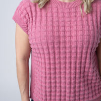 IN STOCK Kelly Knitted Top - Rose
