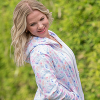 IN STOCK Fullzip Hoodie - Petal Gardens