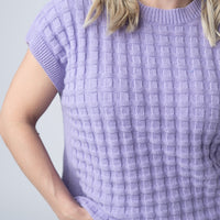 IN STOCK Kelly Knitted Top - Lavender